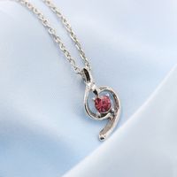 Neue Einfache Diamant Lucky Angel Weiche Kristall Halskette sku image 2