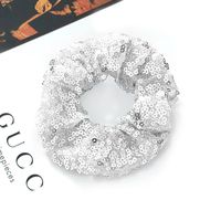 Sequined Fluorescent Simple Hair Scrunchies sku image 4