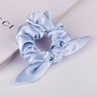 Satin Cloth Fashion Rabbit Ears Hair Scrunchies sku image 2