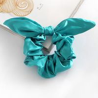 Satin Cloth Fashion Rabbit Ears Hair Scrunchies sku image 5