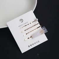 Clip Frange En Acétate Acrylique Géométrique Perle De Corée sku image 1