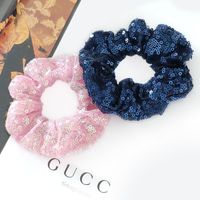 Sequined Fluorescent Simple Hair Scrunchies main image 5