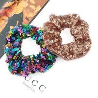 Sequined Fluorescent Simple Hair Scrunchies main image 3