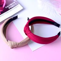 New Striped Broad-sided Fashion Headband main image 5