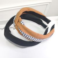 Fashion Lattice Stitching Headband main image 3