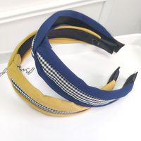 Fashion Lattice Stitching Headband main image 4