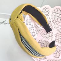 Fashion Lattice Stitching Headband main image 5