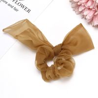 Korean Solid Color Organza Hair Scrunchies main image 6