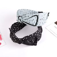 Korean Simple Rabbit Ears Knotted Hair Band main image 4