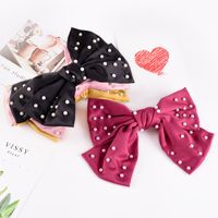 Fashion Pearl Bow Hairpin main image 3