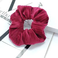 Pure Color Velvet Fashion Hair Scrunchies main image 3