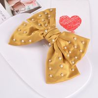 Fashion Pearl Bow Hairpin sku image 2