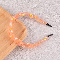 Korean New Pure Color Daisy Hair Band sku image 1