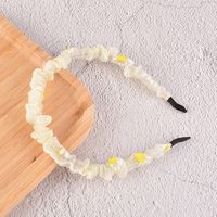 Korean New Pure Color Daisy Hair Band sku image 3