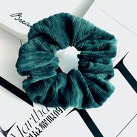 Pure Color Velvet Fashion Hair Scrunchies sku image 3