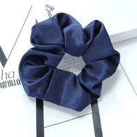 Simple Satin Retro Hair Scrunchies sku image 1