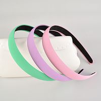 New Candy Color Plastic Headband main image 4