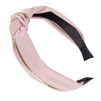 Korean New Solid Color Wide-brimmed Headband main image 6