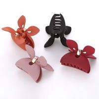 Korea Cute Bow Solid Color Catch Clip main image 4