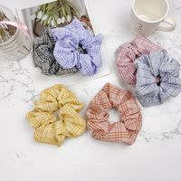 Korean Simple Fabric Floral Sweet Hair Scrunchies main image 4