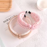 Korean New Mesh Pleated Polka Dot Hair Band main image 4