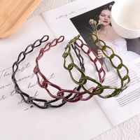 Korea Simple Teeth Hollow Headband main image 5