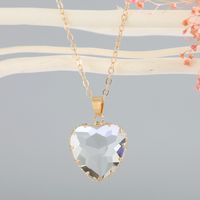 Fashion Round Artificial Crystal Pendant Necklace main image 6