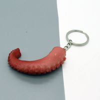 New Creative Food Model Prawn Squid Beard Keychain main image 5