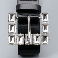 Korean Fashion Trendy Geometric Simple Diamond-studded Belt main image 5