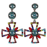 Boucles D&#39;oreilles Mode Oeil Du Diable En Gros main image 2