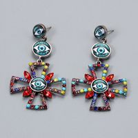 Boucles D&#39;oreilles Mode Oeil Du Diable En Gros main image 4