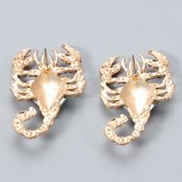 Fashion Diamond Colorful Scorpion Earrings main image 5