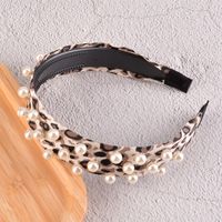 Fashion New French Retro Pearl Headband sku image 6