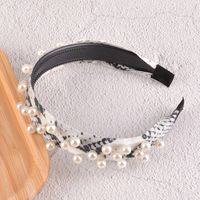 Fashion New French Retro Pearl Headband sku image 9