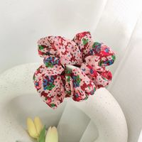 Korean Simple Fabric Floral Sweet Hair Scrunchies sku image 22