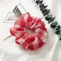 Korean Simple Fabric Floral Sweet Hair Scrunchies sku image 7