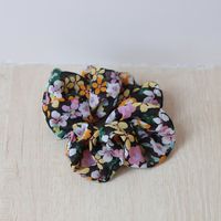 Korean Simple Fabric Floral Sweet Hair Scrunchies sku image 21