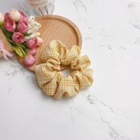 Korean Simple Fabric Floral Sweet Hair Scrunchies sku image 3