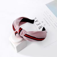 Korean Fashion Plaid Fabric Knotted Headband sku image 4