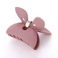 Korea Cute Bow Solid Color Catch Clip sku image 1