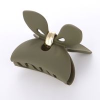 Korea Cute Bow Solid Color Catch Clip sku image 5