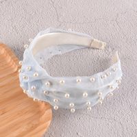 Korean Simple Pure Color Knotted Hair Band sku image 1