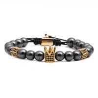 Schwarzes Perlenarmband Aus Achat sku image 3