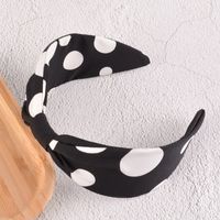 Korean New Fabric Knotted Polka Dot Hair Band sku image 16