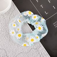 Korean Simple Mesh Daisy Hair Scrunchies sku image 3