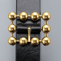 Cinturón Tachonado De Diamantes Simple Geométrico De Moda Coreana sku image 2