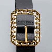 Korean Fashion Trendy Geometric Simple Diamond-studded Belt sku image 5