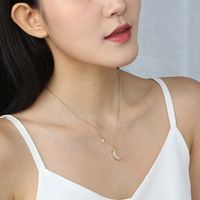 Korea Simple Diamond Wild Necklace main image 3