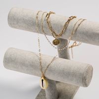 Neue Einfache Mehrschichtige Halskette main image 6