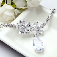 Fashion Diamond Bridal Necklace Wholesale main image 3